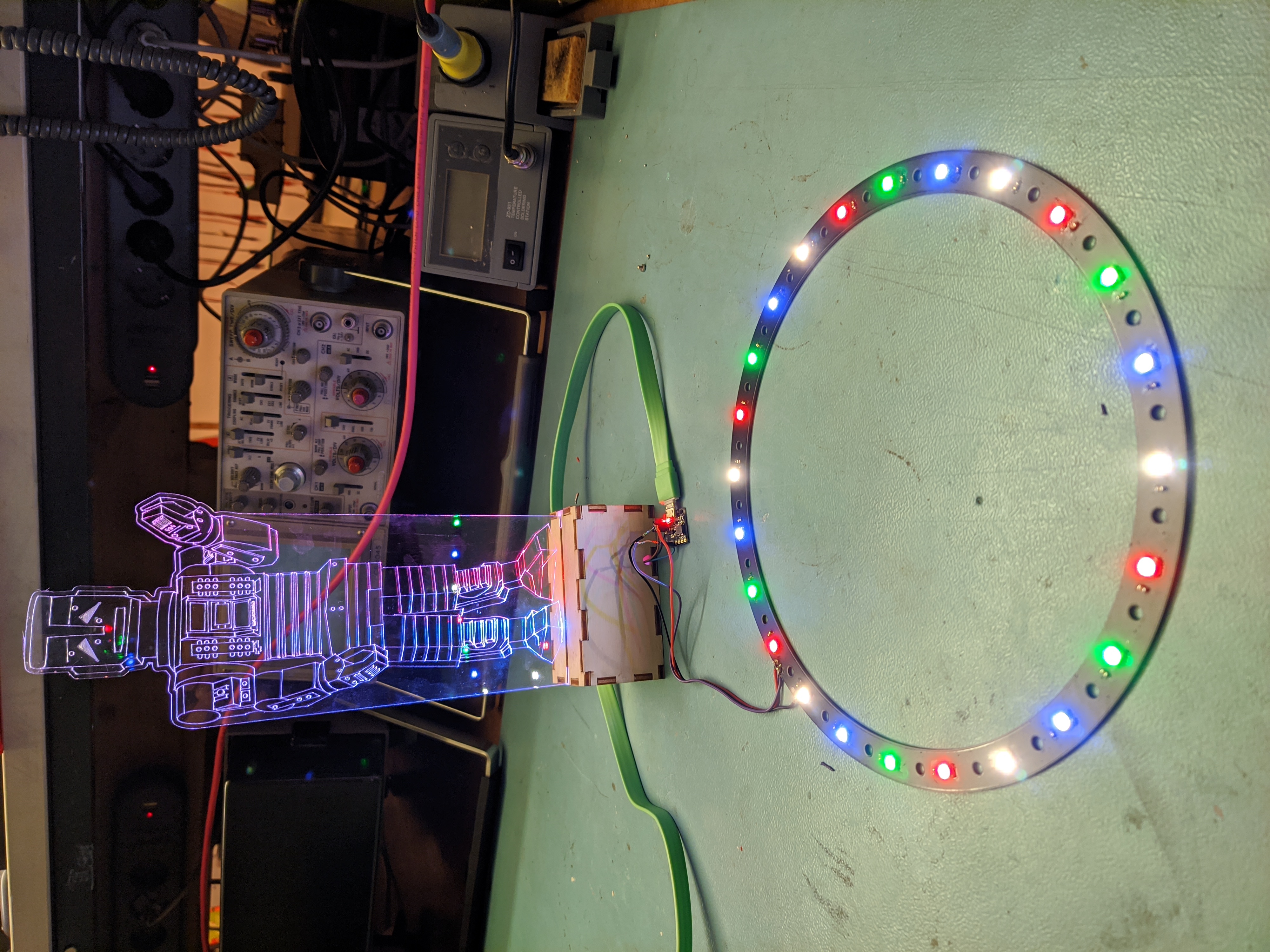 Bunter gelöteter Lichtring